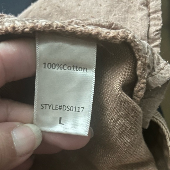 Mustard Seed Brown Wash Snap Front Denim Mini Skirt. Size Large. NWOT. - Picture 5 of 5